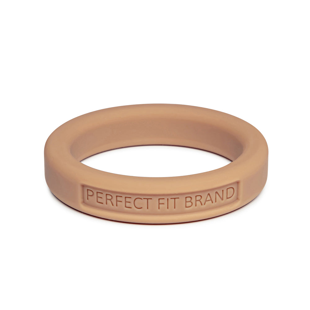 Classic 1.4 Inch (36 mm) Silicone Med. Stretch Penis Ring Skintone 3