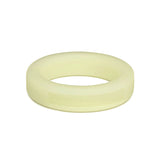 Classic 1.4 Inch (36 mm) Silicone Med. Stretch Penis Ring Glow In The Dark