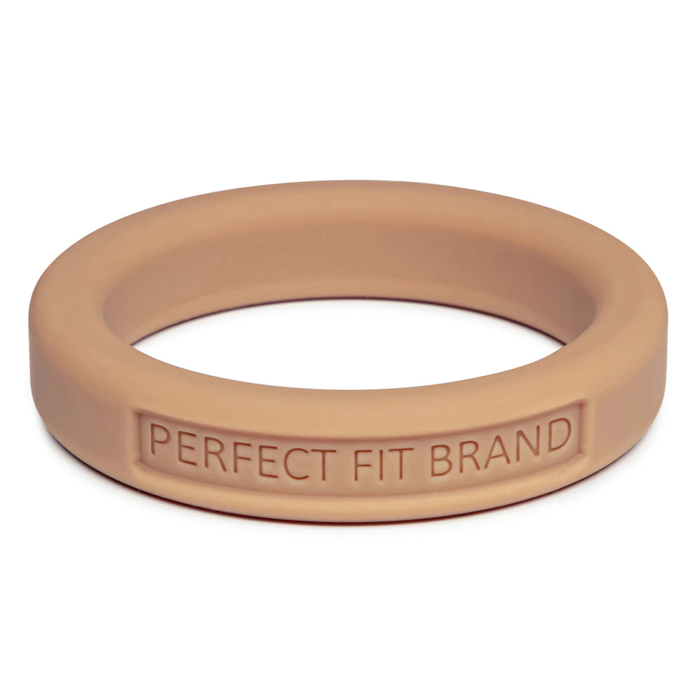 Classic 1.75 Inch (44 mm) Silicone Med. Stretch Penis Ring Skintone 3
