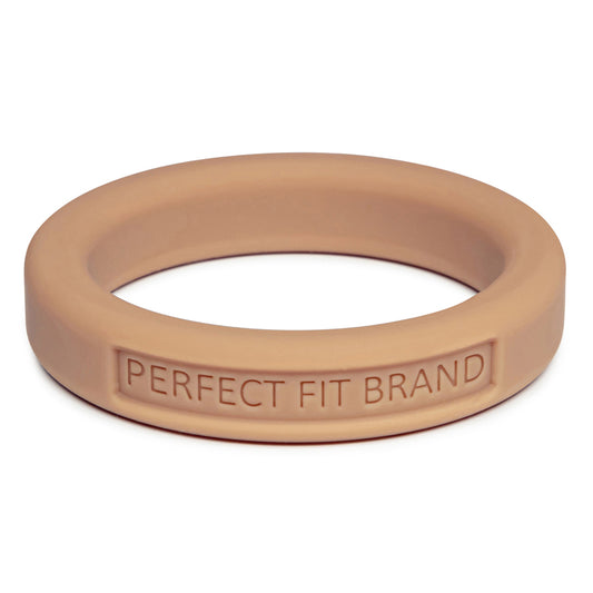 Classic 1.75 Inch (44 mm) Silicone Med. Stretch Penis Ring Skintone 3