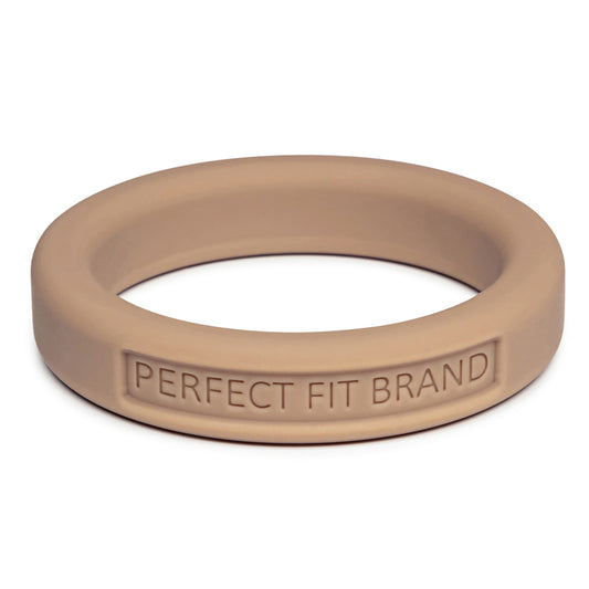 Classic 1.75 Inch (44 mm) Silicone Med. Stretch Penis Ring Skintone 4