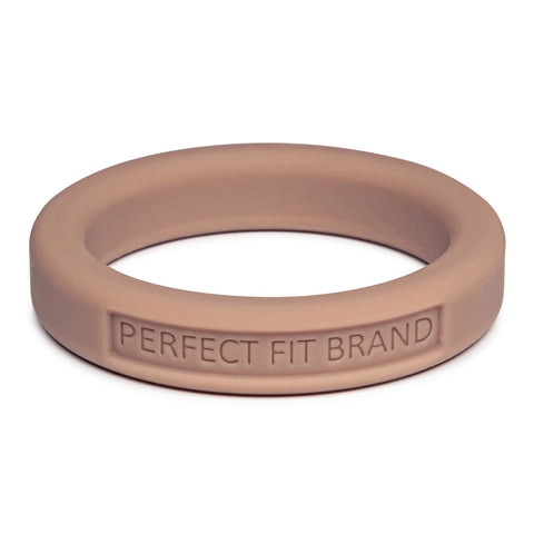 Classic 1.75 Inch (44 mm) Silicone Med. Stretch Penis Ring Skintone 6