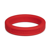 Classic 1.75 Inch (44 mm) Silicone Med. Stretch Penis Ring Red