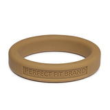Classic 1.75 Inch (44 mm) Silicone Med. Stretch Penis Ring Gold