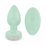 Pr17: Vibrating Plug W/ Remote Green