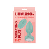 Pr17: Vibrating Plug W/ Remote Green