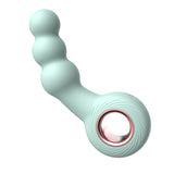 Br15: Beaded Ring Vibe Green