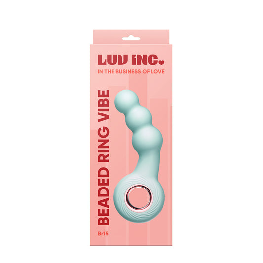 Br15: Beaded Ring Vibe Green