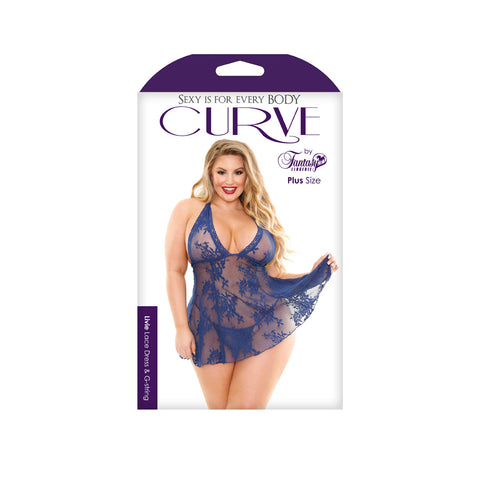 Livie Lace Dress & G-string - 3X/4X Boxed