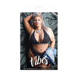 Not Your Bitch Bralette & Cheeky Panty Set Queen Size