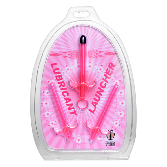 Trinity Vibes Lubricant Launcher (Set Of 3) Pink