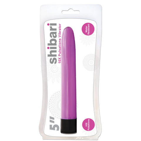 5 inch 10X Pulsations Vibrator Pink