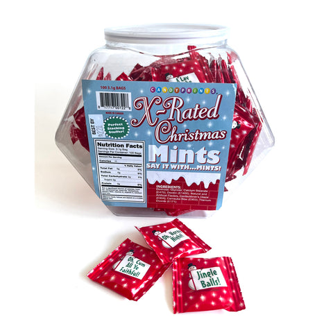 X-Rated Christmas Mints 100Ct Fishbowl