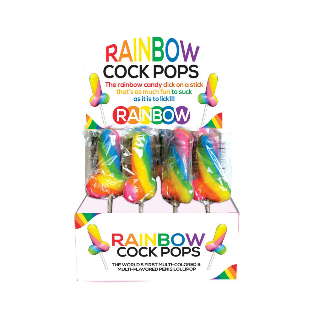 Rainbow Cock Pops (12/Display)
