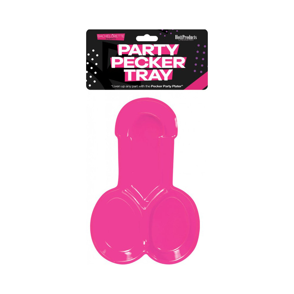 Party Pecker Platter Red