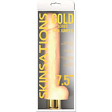 Skinsations Gold Series Vein Jumper 7.5 Inch Vibrating Dildo