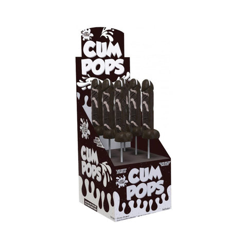 Cum Cock Pops Dark Chocolate 6Ct