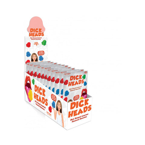 Dick Heads Penis Head Shaped Gummies 12 Pc Display