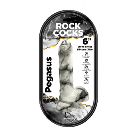 Rock Cocks Pegasus Marble Dildo 6 Inch