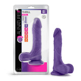 Au Naturel Bold Thrill 8.5 Inch Dildo Purple