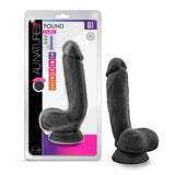 Au Naturel Bold Pound 8.5 Inch Dildo Black