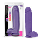 Au Naturel Bold Huge 10 Inch Dildo Purple