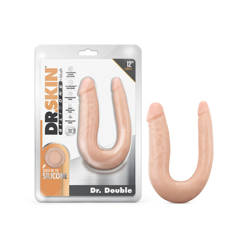 Dr. Skin Silicone Dr. Double 12 Inch Double Dong Vanilla