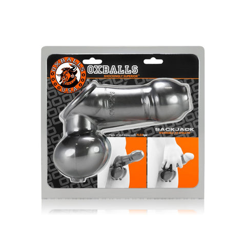 Sackjack Wearable Jackoff Sheath Steel