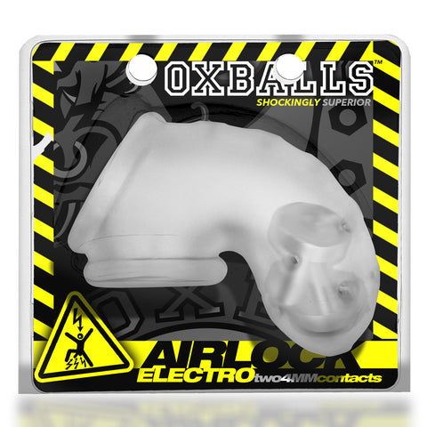 Airlock Electro Air-Lite Vented Chastity Clear Ice