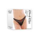 Mesh & Lace Panty Black