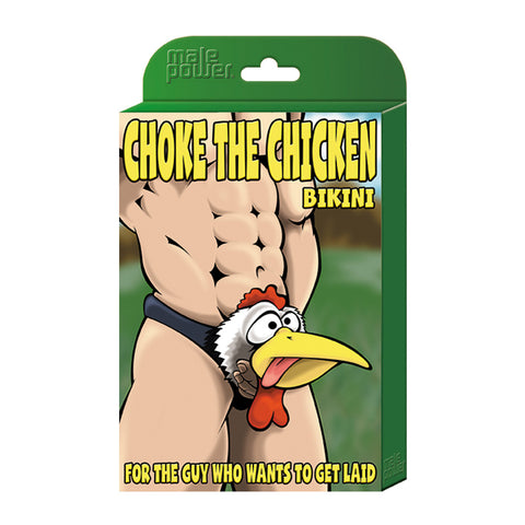 Novelty Choke The Chicken Bikini Black One Size