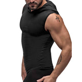 Black Nite Hoodie Tank Black X-Large