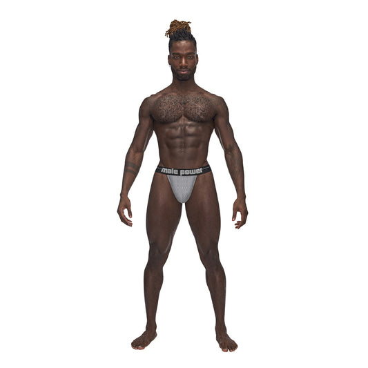 Sexagon Micro V Thong Grey S/M