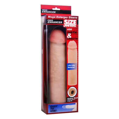 Size Matters Mega Enlarger Sleeve Penis Enhancer