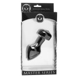 Master Series Spade Petite Jewel Aluminum Anal Plug