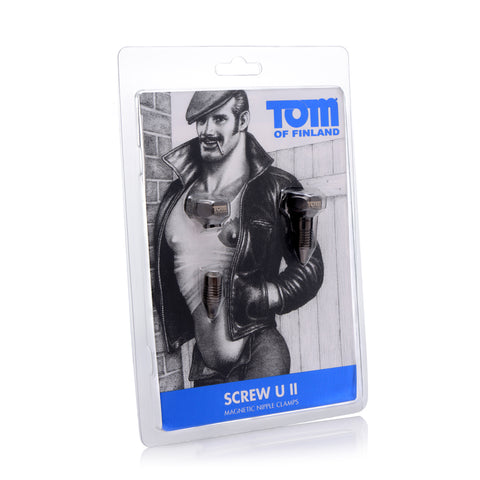 Tom Of Finland Bro&#39;s Pins Magnetic Nipple Clamps