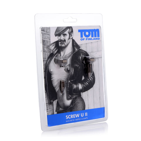 Tom Of Finland Bro's Pins Magnetic Nipple Clamps