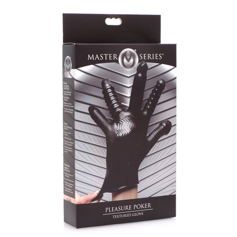 Master Series Pleasure Poker Textured Glove
