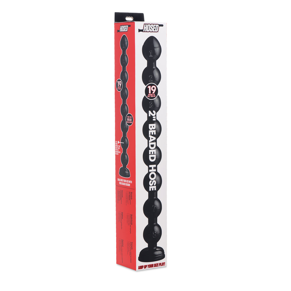 Hosed 19 Inch Beaded Thick Anal Snake