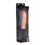 Master Series The Curved Dicktator 13X Vibrating Giant Dildo Flesh