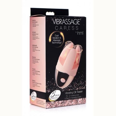 Inmi Vibrassage Caress Dual Vibrating Silicone Clit Teaser