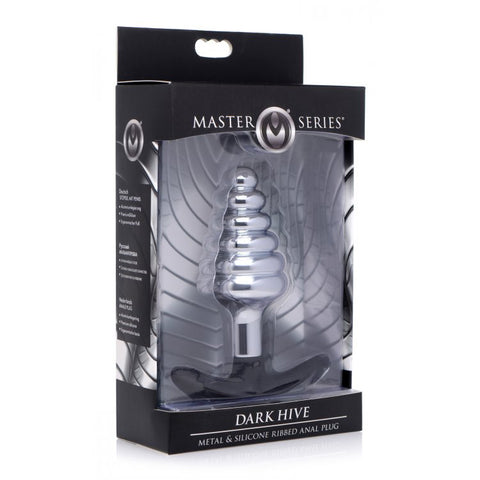 Master Series Dark Hive Metal & Silicone Anal Plug