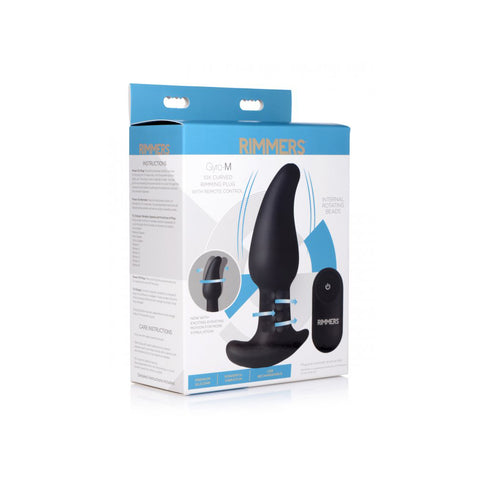 Rimmers Gyro-M 10X Curved Rimming Plug With Remote Control