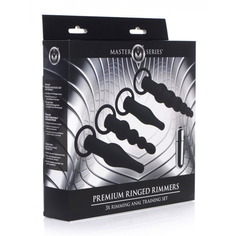 Master Series Premium Ringed Rimmers 3X Rimming Anal Training Set