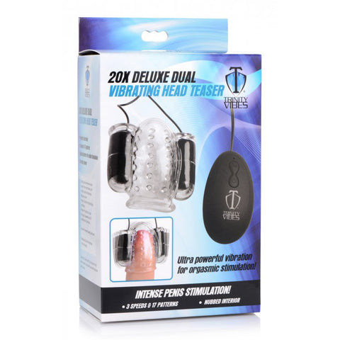 Trinity 4 Men 20X Deluxe Dual Vibrating Head Teaser