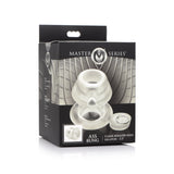 Master Series Ass Bung Clear Hollow Anal Dilator With Plug Large