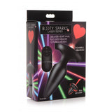 Booty Sparks 28X Laser Heart Silicone Anal Plug With Remote Medium