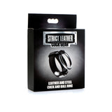 Strict Leather Cock Gear Leather And Steel Cock & Ball Ring