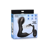 Swell Inflatable & 10X Vibrating Prostate Plug W/ Cock & Ball Ring & Remote