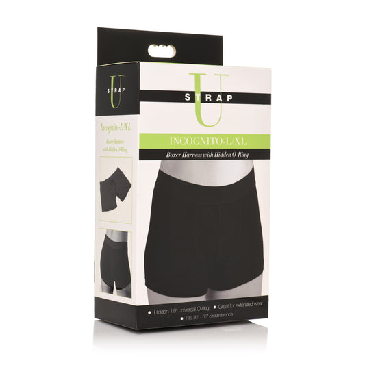 Strap U Incognito Boxer Style Harness W/ Hidden O-Ring Lxl